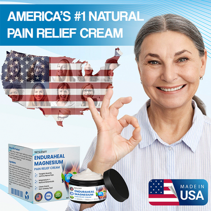 NESLEMY® EnduraHeal Magnesium Pain Relief Cream (Treats Arthritis, Neuropathy, Rheumatism, Sports Injuries & More)