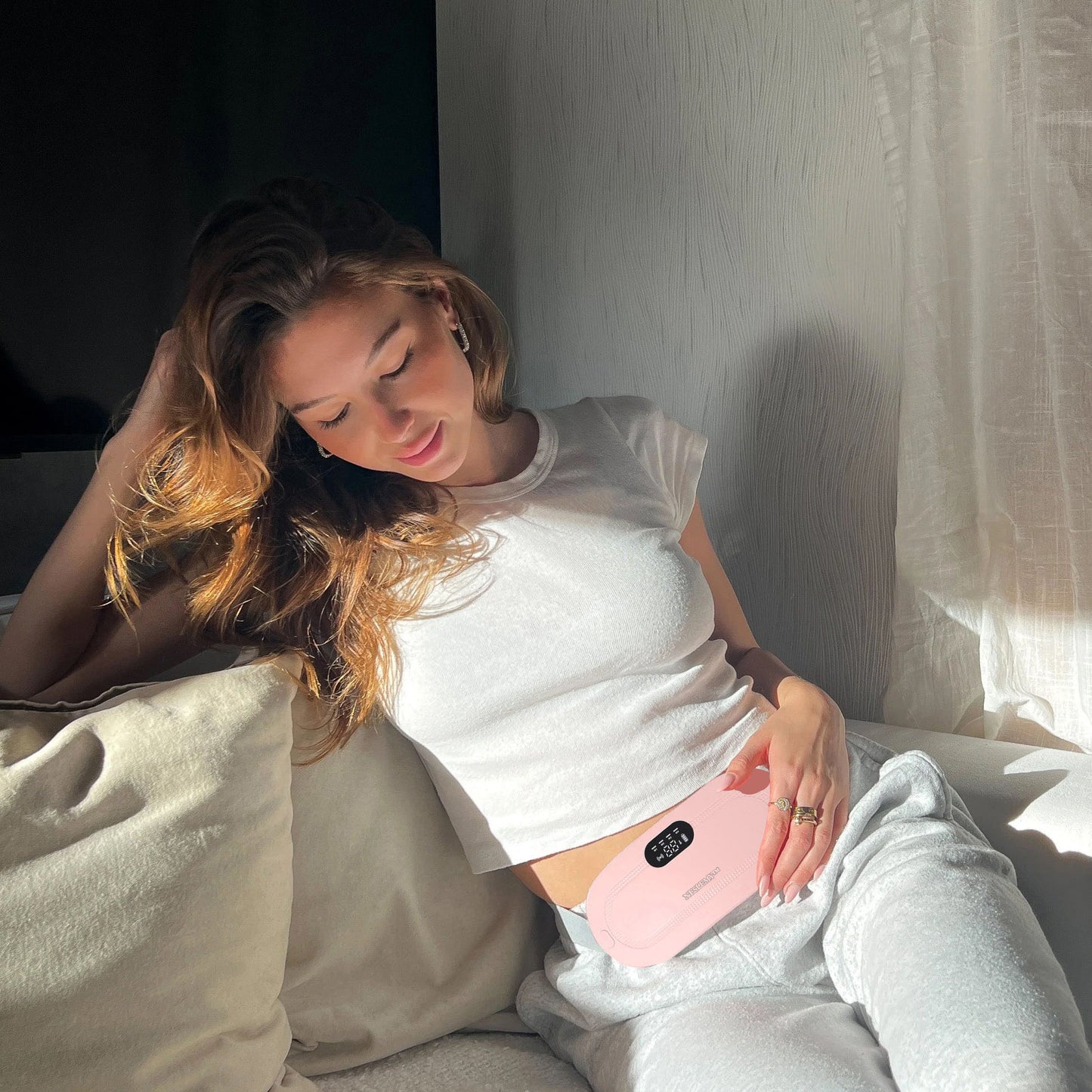 NESLEMY™🌸 female Heated Pad – Instant Comfort for Your Period Days