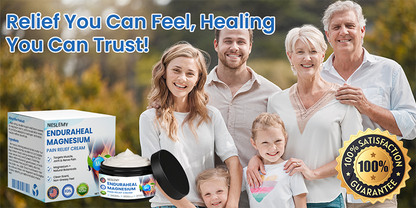 NESLEMY® EnduraHeal Magnesium Pain Relief Cream (Treats Arthritis, Neuropathy, Rheumatism, Sports Injuries & More)