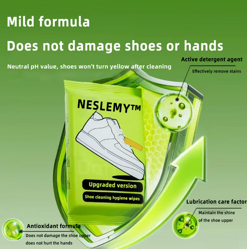 NESLEMY™🌸Antibacterial wipes keep your shoes fresh, clean, and free of odors.